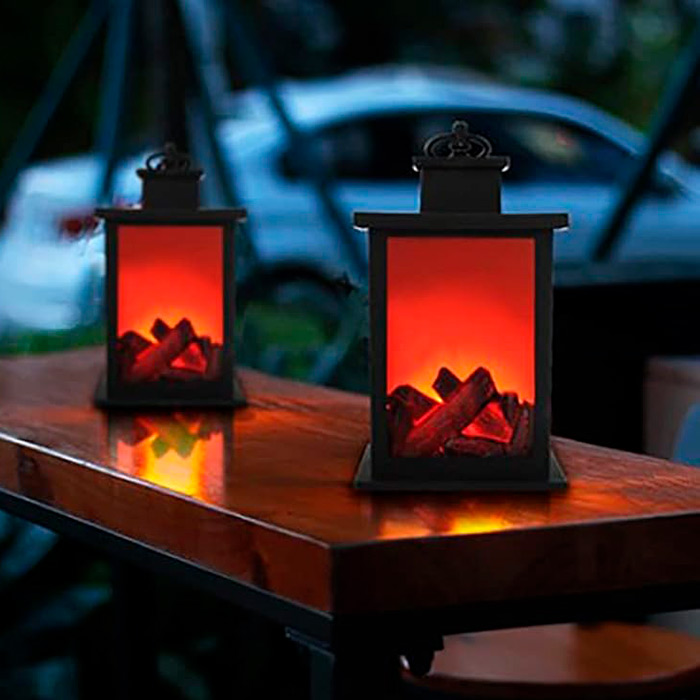 FireLantern, o lampă decorativă cu aspect de șemineu și un foc virtual - Image 6