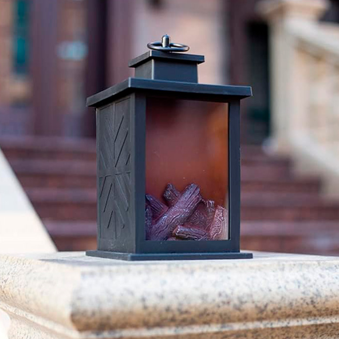 FireLantern, o lampă decorativă cu aspect de șemineu și un foc virtual - Image 7