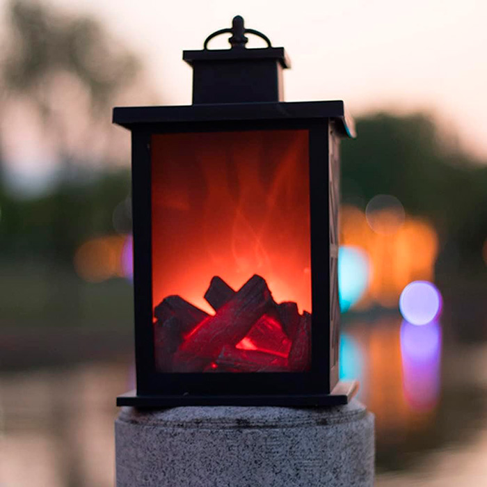 FireLantern, o lampă decorativă cu aspect de șemineu și un foc virtual - Image 8