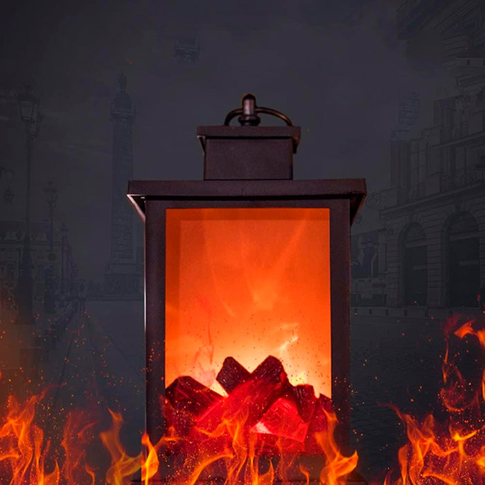 Lampa este portabilă, deci poate fi o decorație minunată în orice cameră.