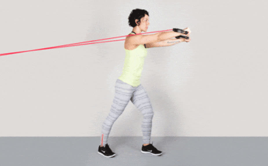 FitBands, benzi elastice cu manere pentru antrenament - Image 2