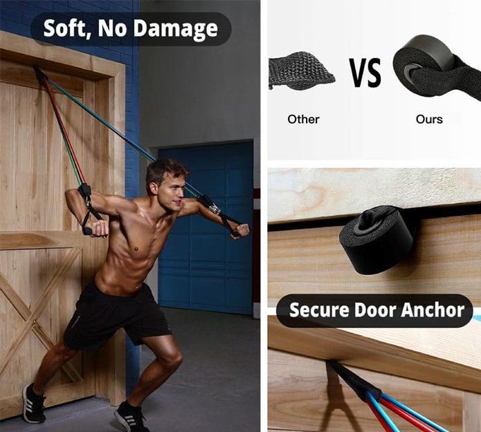 FitBands, benzi elastice cu manere pentru antrenament - Image 6