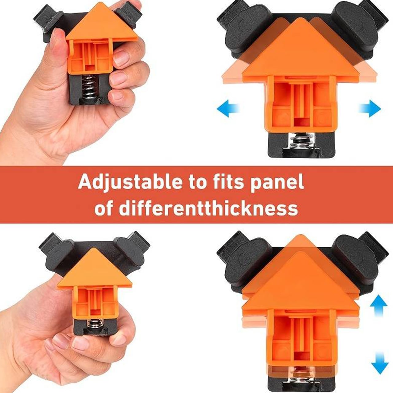 FixClamps, unealtă de îmbinare a lemnului la 90 de grade (4 piese) - Image 8