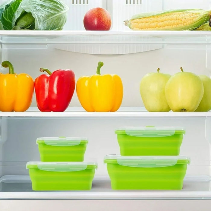 FlexiSet, set de recipiente pentru depozitarea alimentelor (4 bucăți) - Image 6