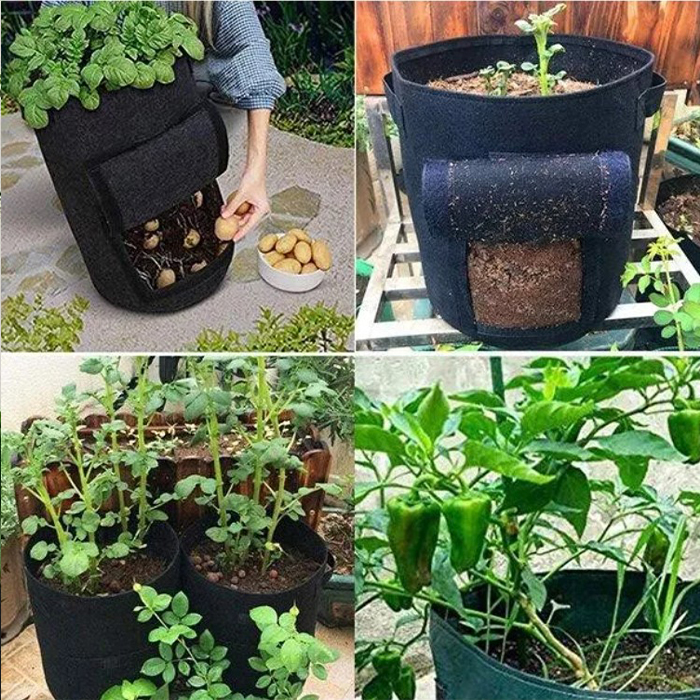 FoldingGarden, suport de grădină portabil, din material textil de 26 L - Image 4