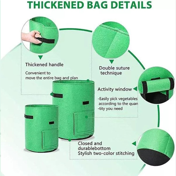 FoldingGarden, suport de grădină portabil, din material textil de 26 L - Image 8