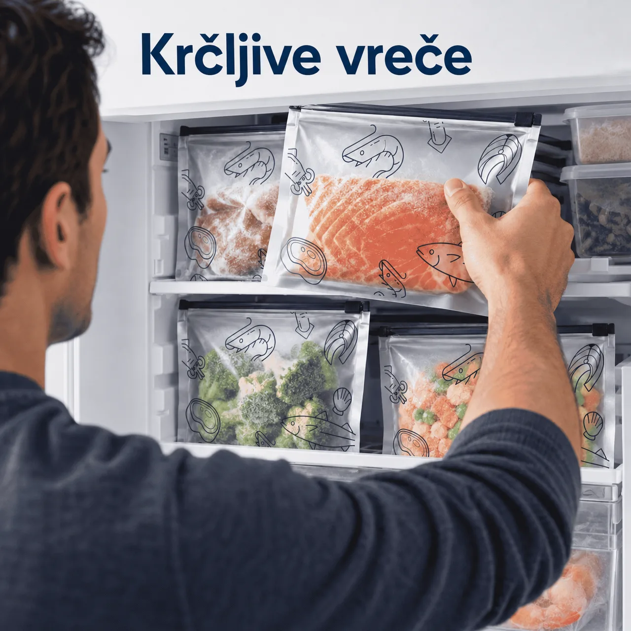 Pungi pentru păstrarea alimentelor (30 buc.), FreshBags - Image 6