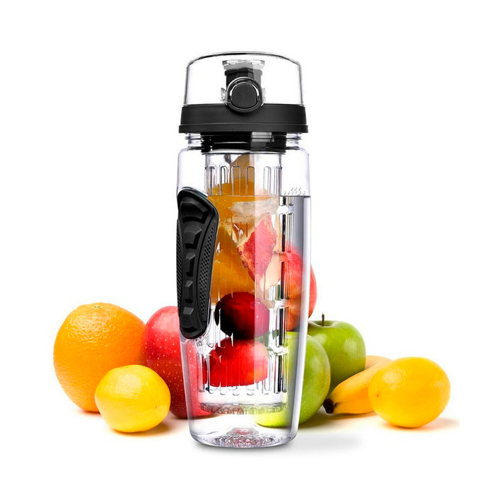 FruitBottle, sticlă de apă cu infuzor pentru fructe, ierburi sau ceai (1000 ml) - Image 2
