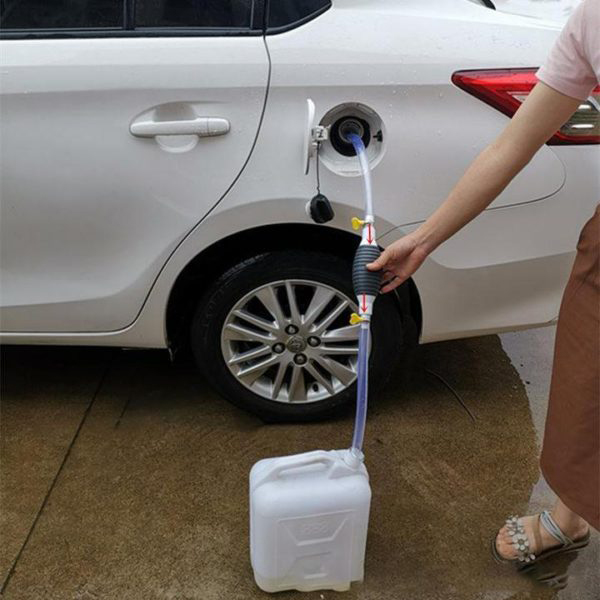 FuelSucker, pompă manuală cu sifon pentru combustibil, ulei și alte lichide - Image 5