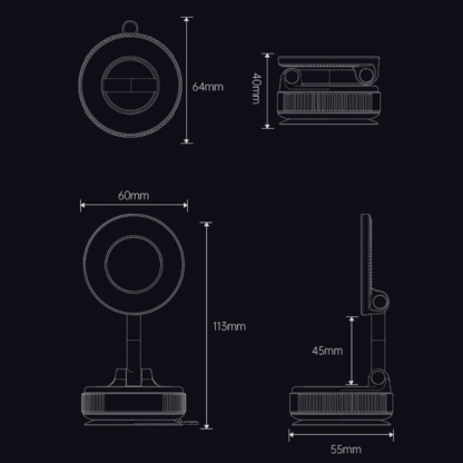 GRIPTACK, Suport auto magnetic multifuncțional GripMount - Image 2