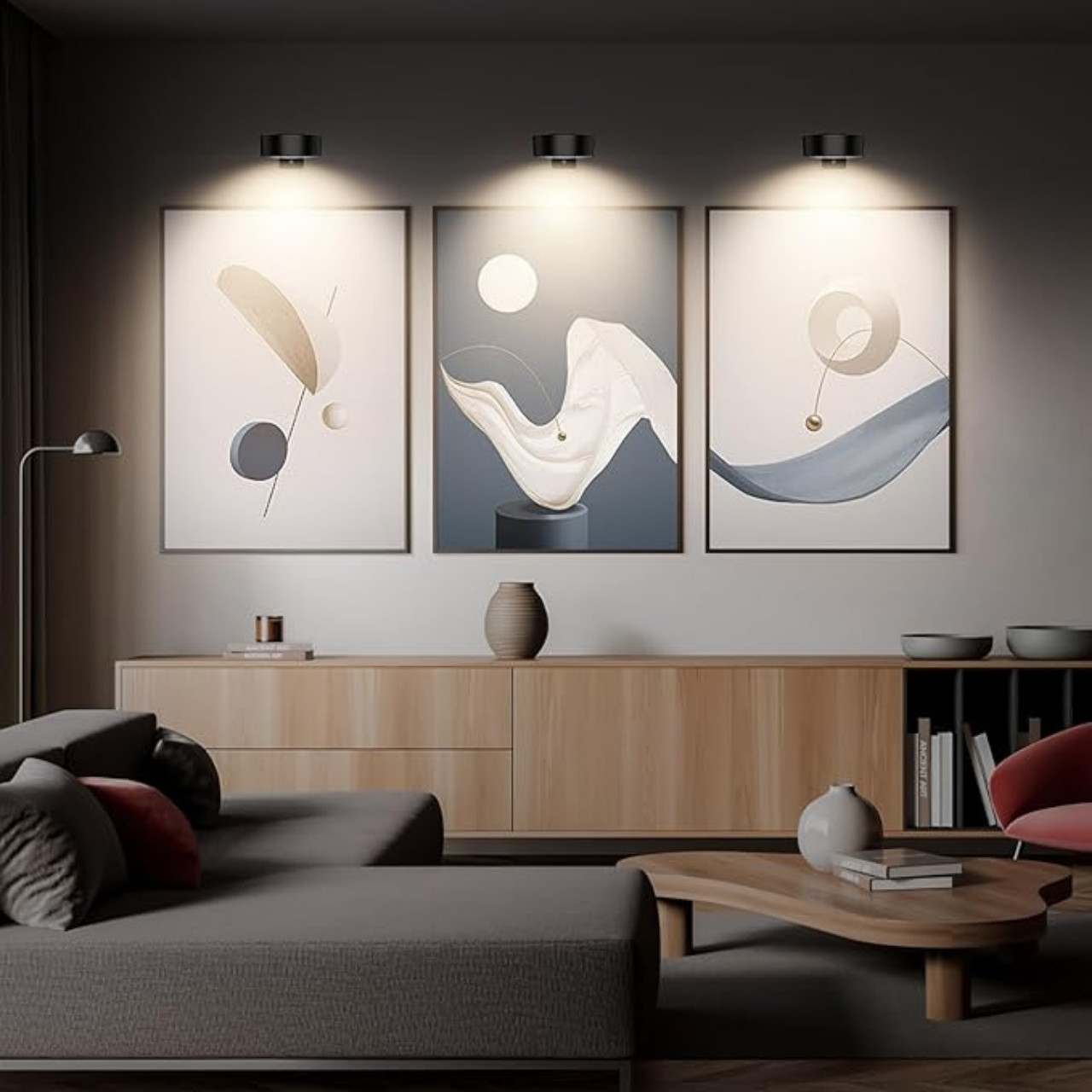 GalleryGlow, Iluminator LED Magnetic pentru Tablouri (2 bucăți) - Image 6
