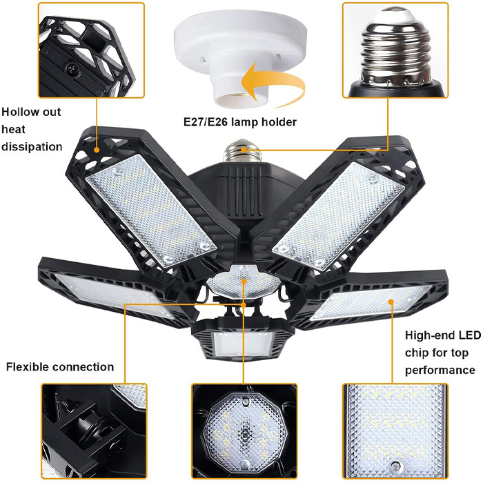 GarageLights, reflector cu LED pentru garaj sau atelier - Image 8