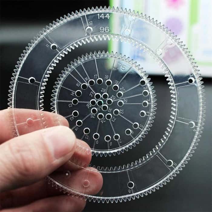 GeoArtKit, un set pentru desen de 27 piese cu șabloane geometrice - Image 9