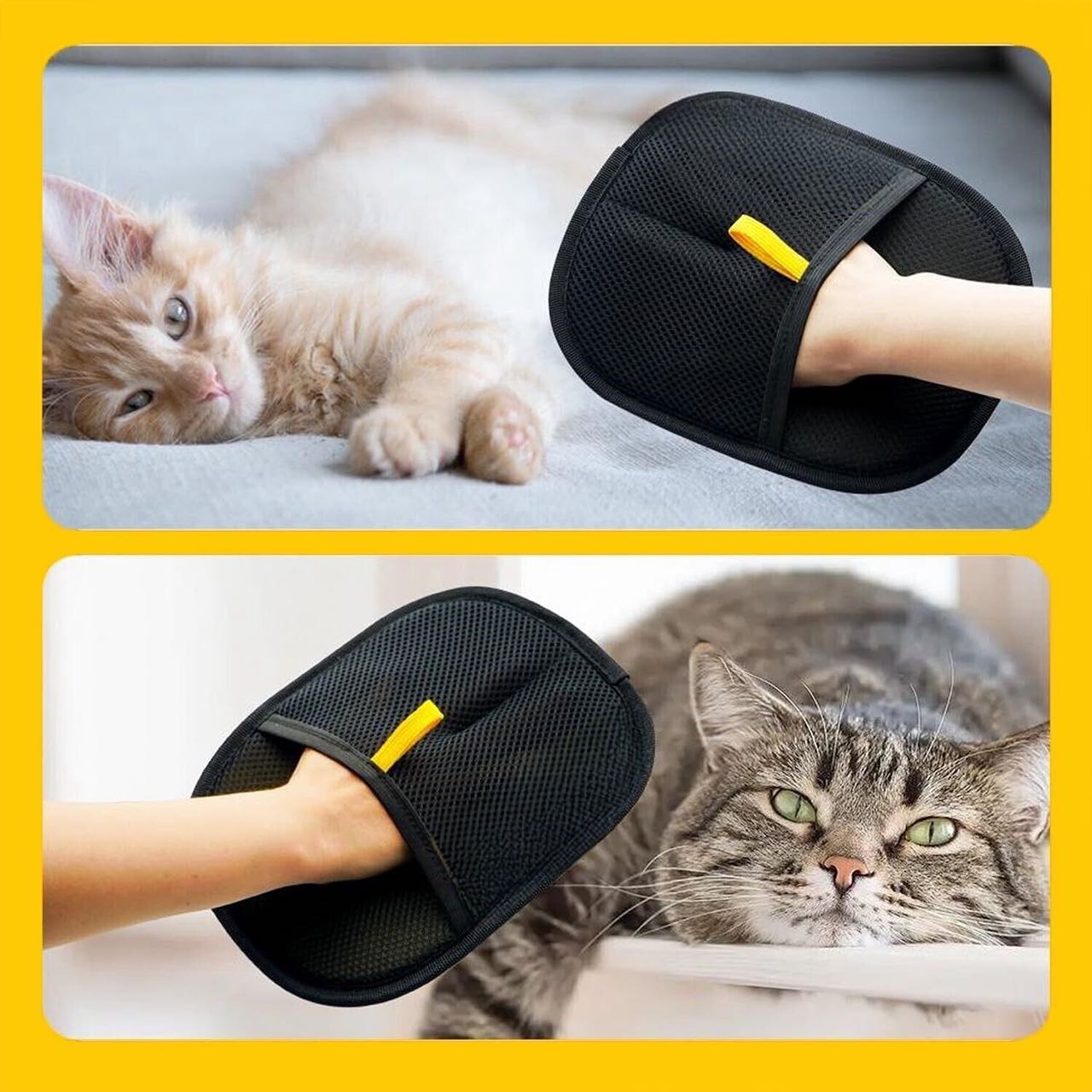 GroomyGlove, mănușa de îngrijire pentru animale, cu două fețe - Image 4