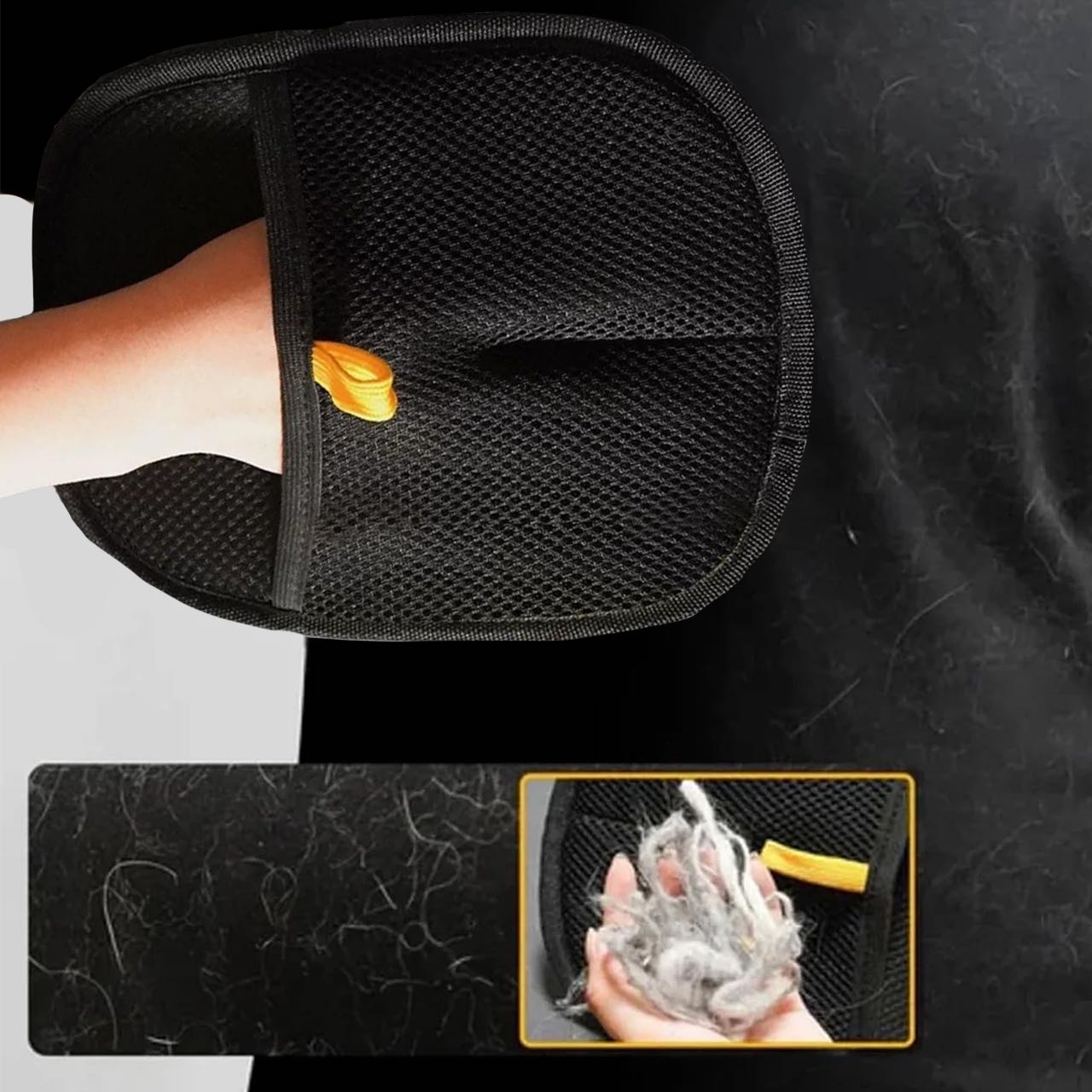 GroomyGlove, mănușa de îngrijire pentru animale, cu două fețe - Image 7