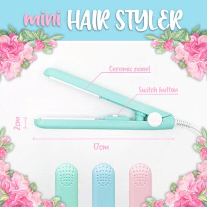 HAIRWONDER, Mini placă de îndreptat părul - Image 2