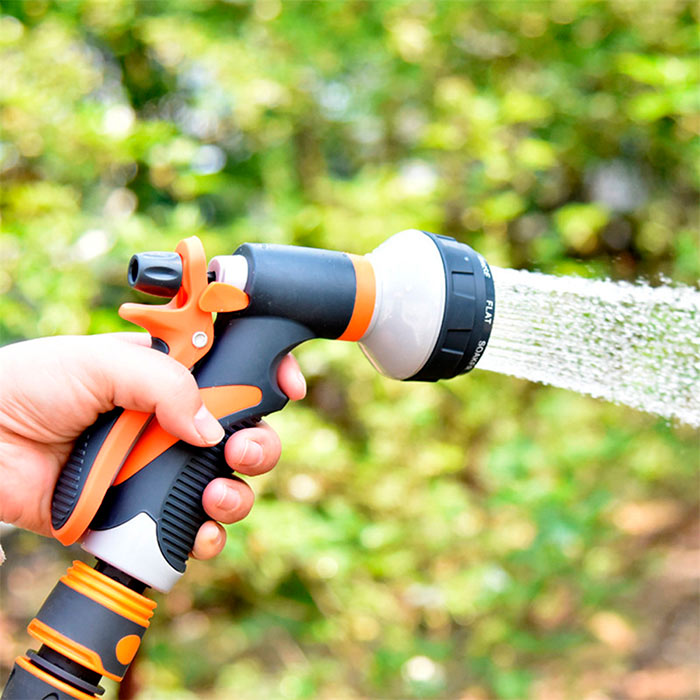 HoseSpray, set cu duză pentru furtun de grădină, conector pentru furtun și pistol de udare - Image 7