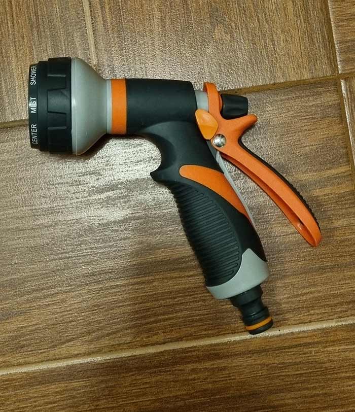 HoseSpray, set cu duză pentru furtun de grădină, conector pentru furtun și pistol de udare - Image 10
