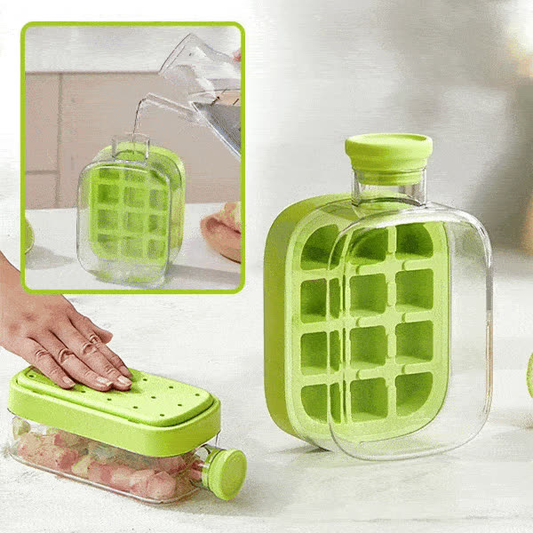 ICEDRINK, Sticlă pentru gheață și băutură CoolSip 500ml - video