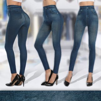 JEANLEGS-S/M, Pantaloni din denim modelați - Image 5
