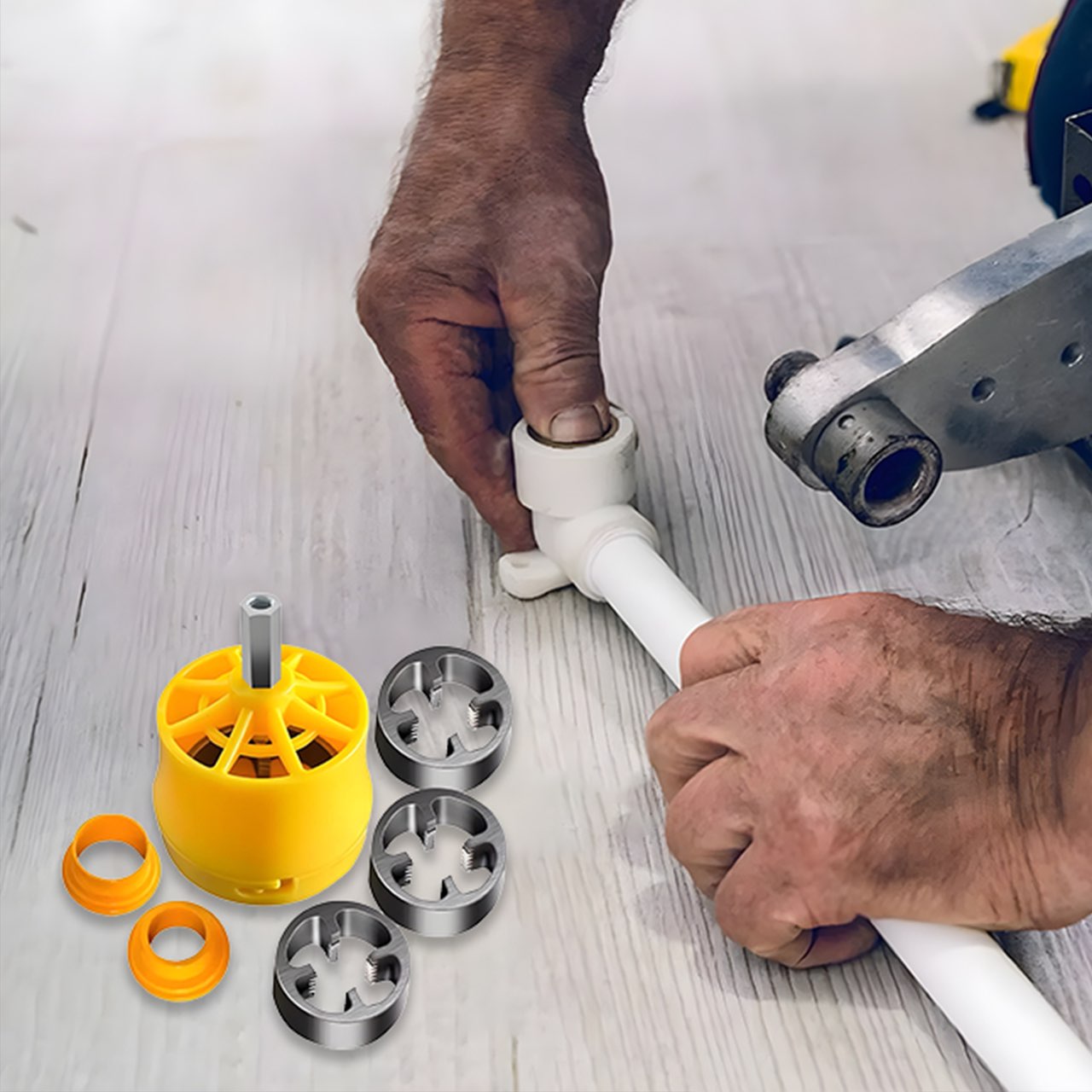 JamDrill, un instrument pentru filetat țevi de apă din plastic - Image 5