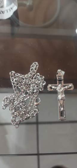 JesusNecklace, lănțișor argintiu cu Iisus - Image 2