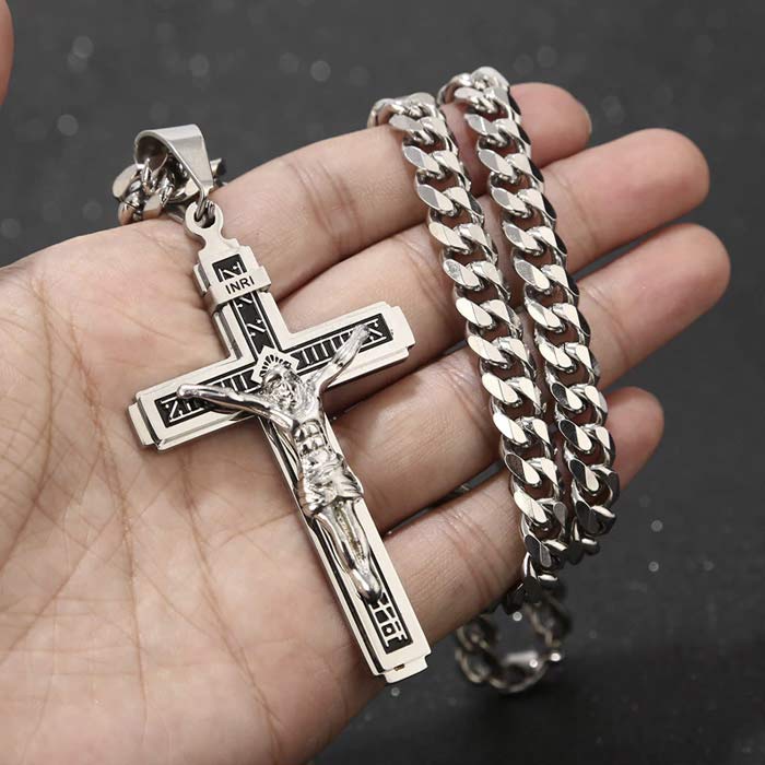 JesusNecklace, lănțișor argintiu cu Iisus - Image 5