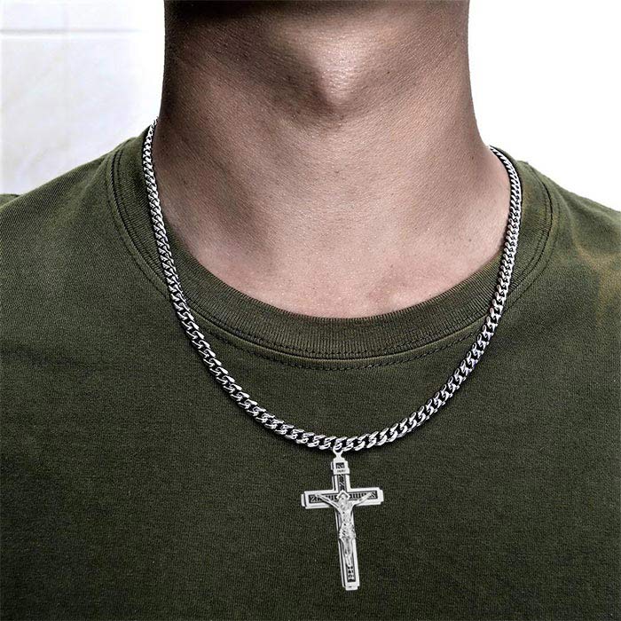 JesusNecklace, lănțișor argintiu cu Iisus - Image 6