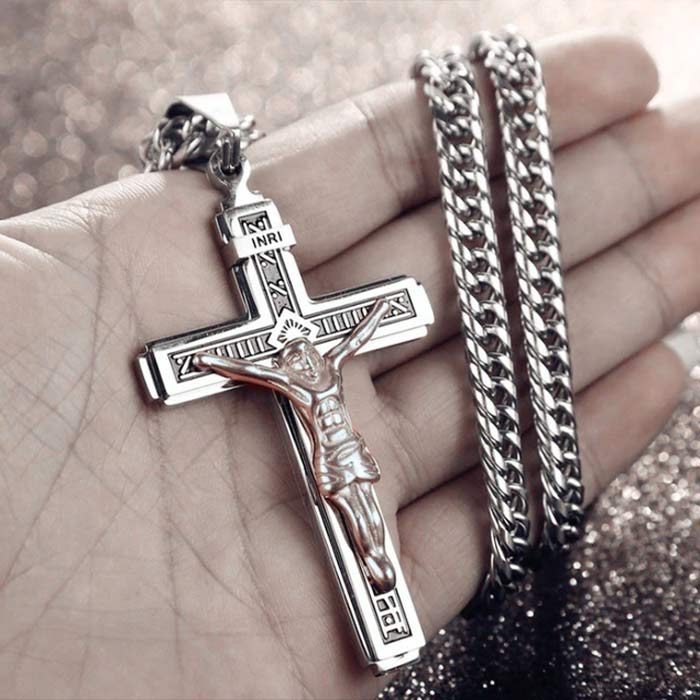 JesusNecklace, lănțișor argintiu cu Iisus - Image 7