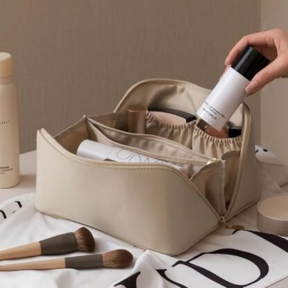Geantă cosmetică spațioasă, KOZMETBAG-KONJAK - Image 4