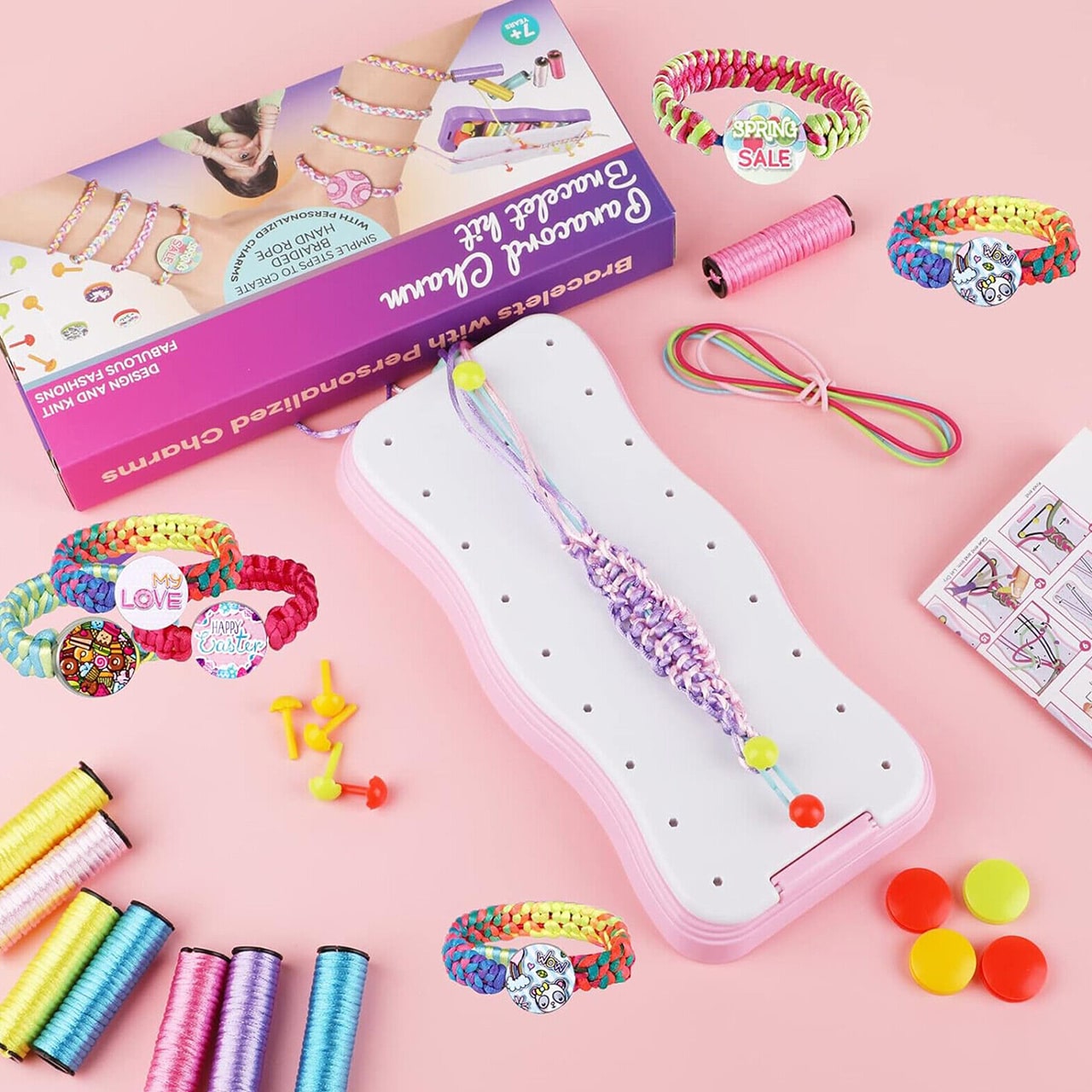 KnitFun, set de tricotat pentru brățări - Image 8