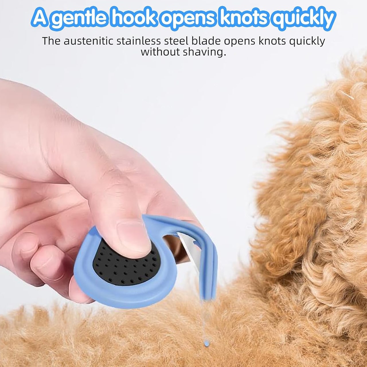 KnotBundle, mașină de tuns părul pentru animale (1+1 GRATIS) și perie DUO pentru îndepărtarea părului de animale - Image 3