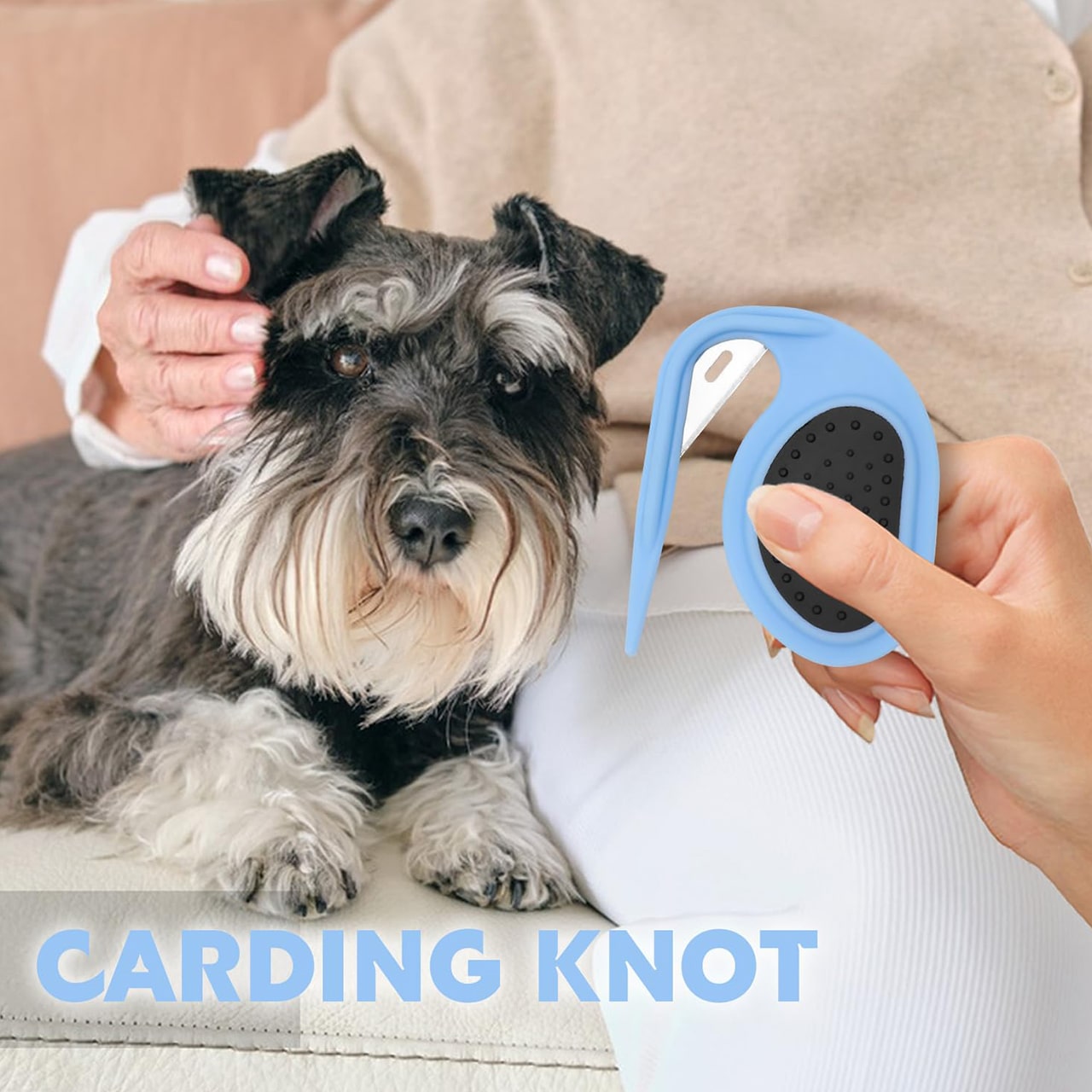 KnotBundle, mașină de tuns părul pentru animale (1+1 GRATIS) și perie DUO pentru îndepărtarea părului de animale - Image 9
