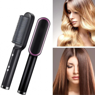 LIKRTACA-TST, SparkStyle™ perie 2 în 1 pentru îndreptarea părului - Image 8