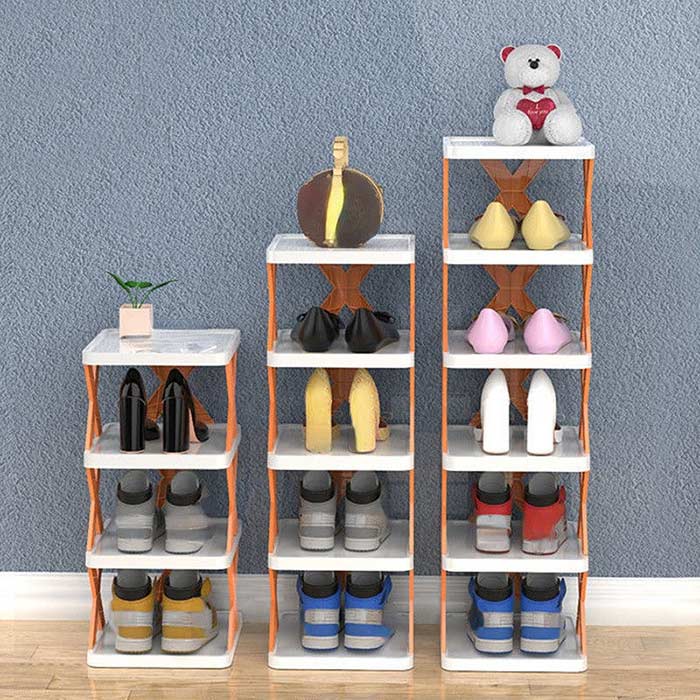 Gamă largă de utilizări - suportul pentru pantofi poate fi folosit și pentru a depozita alte lucruri precum flori, cutii de depozitare, jucării, decorațiuni, etc.