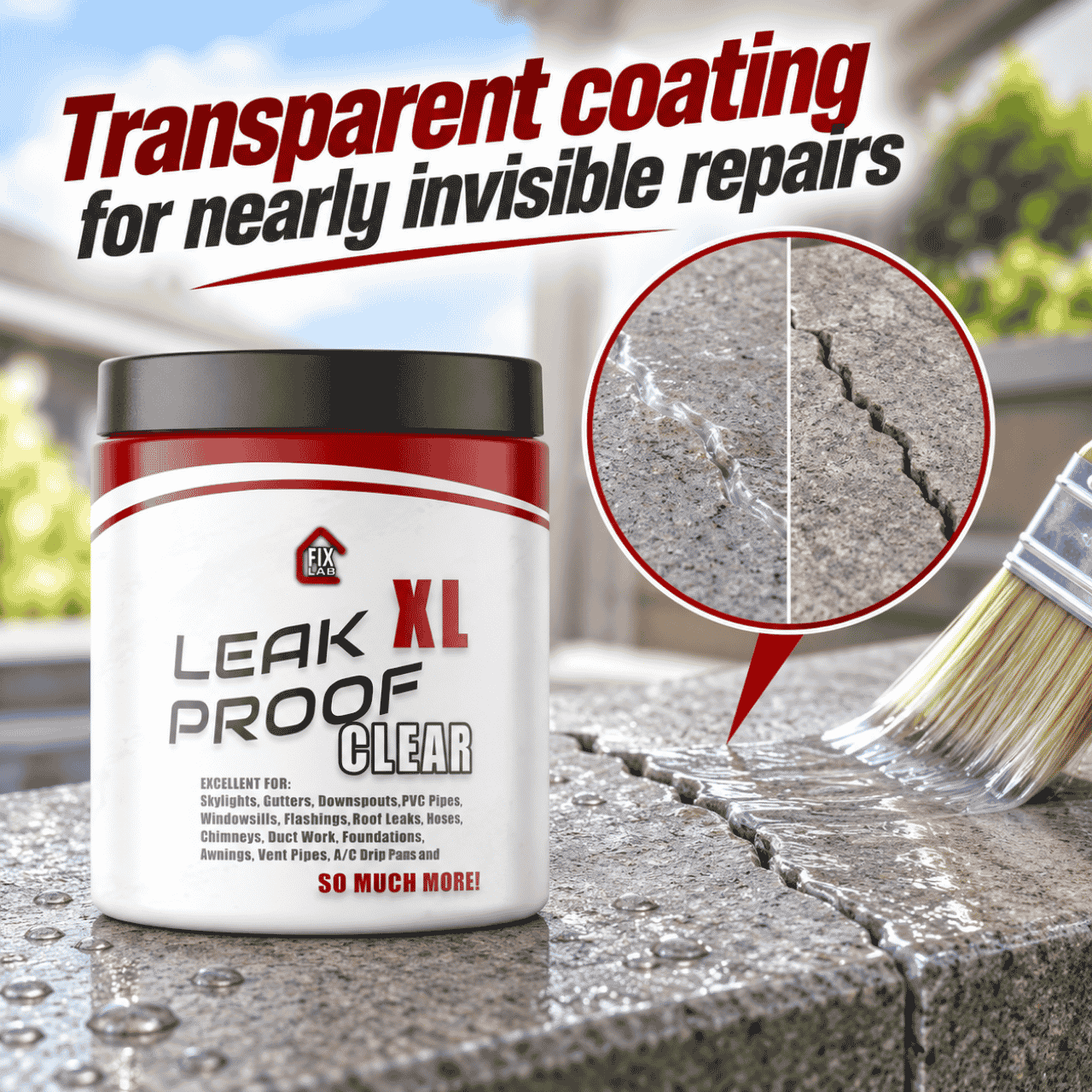 Strat transparent pentru etanșarea fisurilor, LeakProof - Image 5