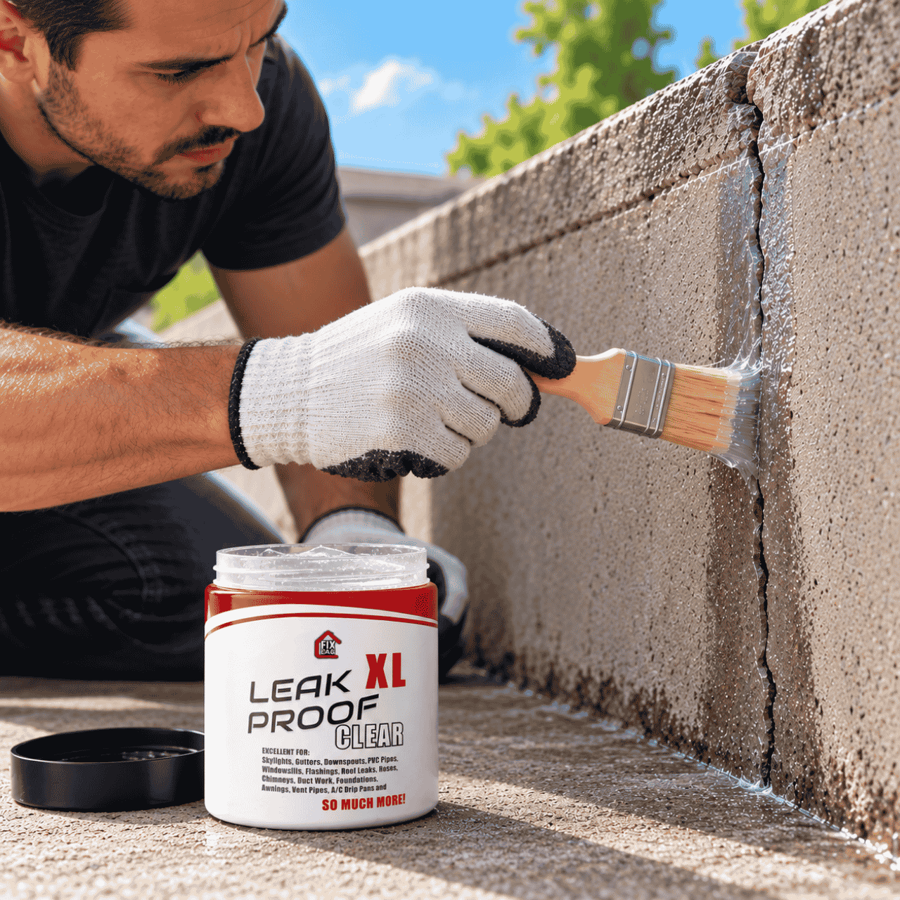 Strat transparent pentru etanșarea fisurilor, LeakProof - Image 8