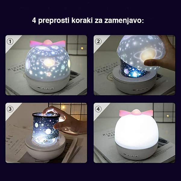 MagicLamp, lampă proiector 2 în 1 cu 6 modele diferite - Image 8