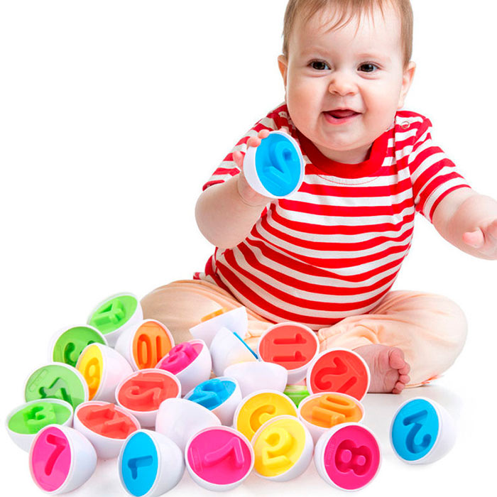 MatchingEggs, jucărie didactică - set cu o cutie și 12 ouă - Image 8