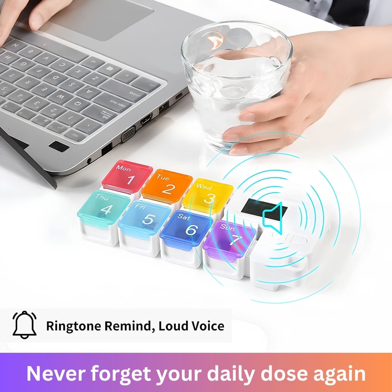 Organizator electronic pentru pastile cu memento, MediReminder - Image 10