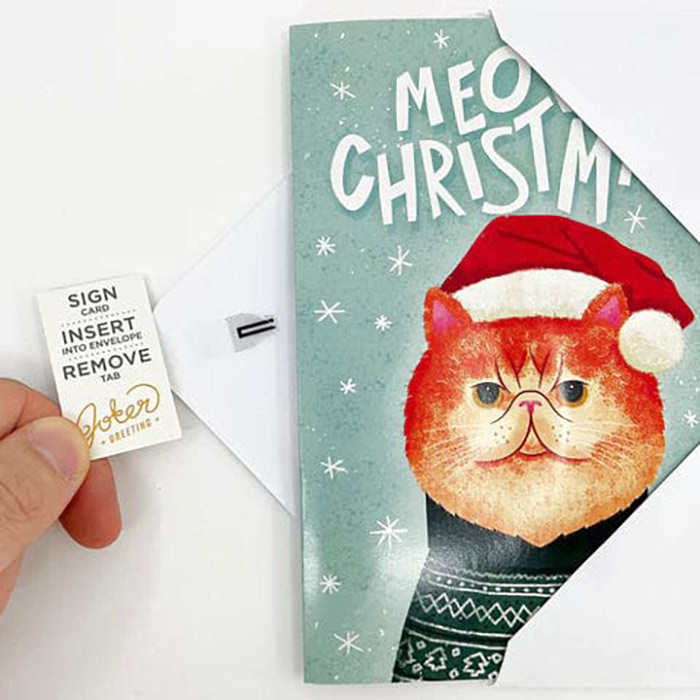 MeowCard, o felicitare de Crăciun distractivă cu un pisoi - Image 3