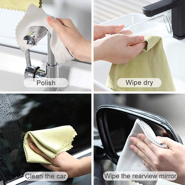 Microfibercloth – set de 4 lavete de curățat pentru utilizare diversă - Image 6