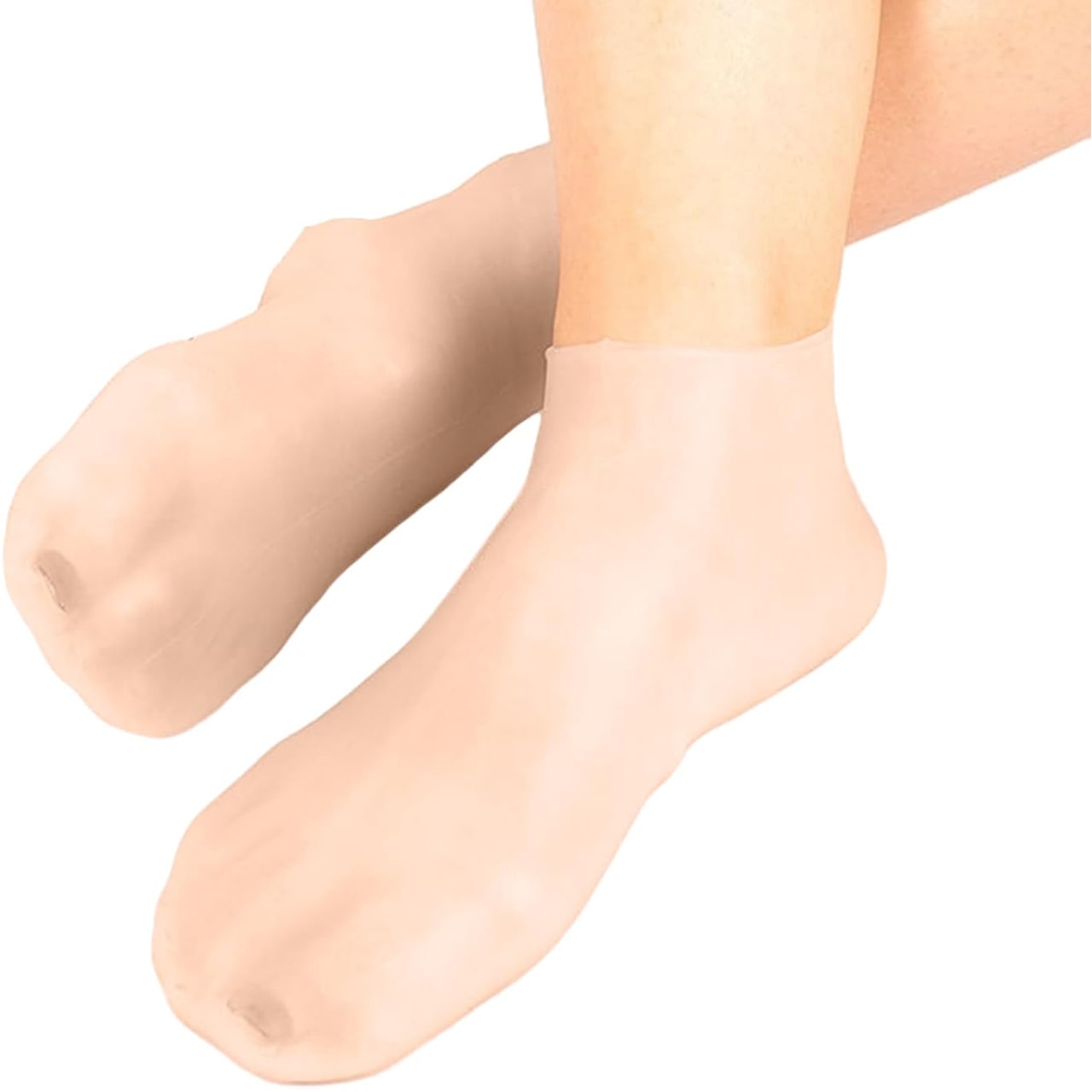 MoistMask, șosete de îngrijire a picioarelor din silicon hidratante (1+1 GRATUIT ) - Image 1