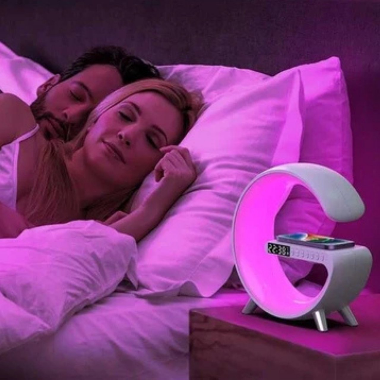MoonCharge - un încărcător wireless elegant și o lumină ambientală într-unul singur - Image 2