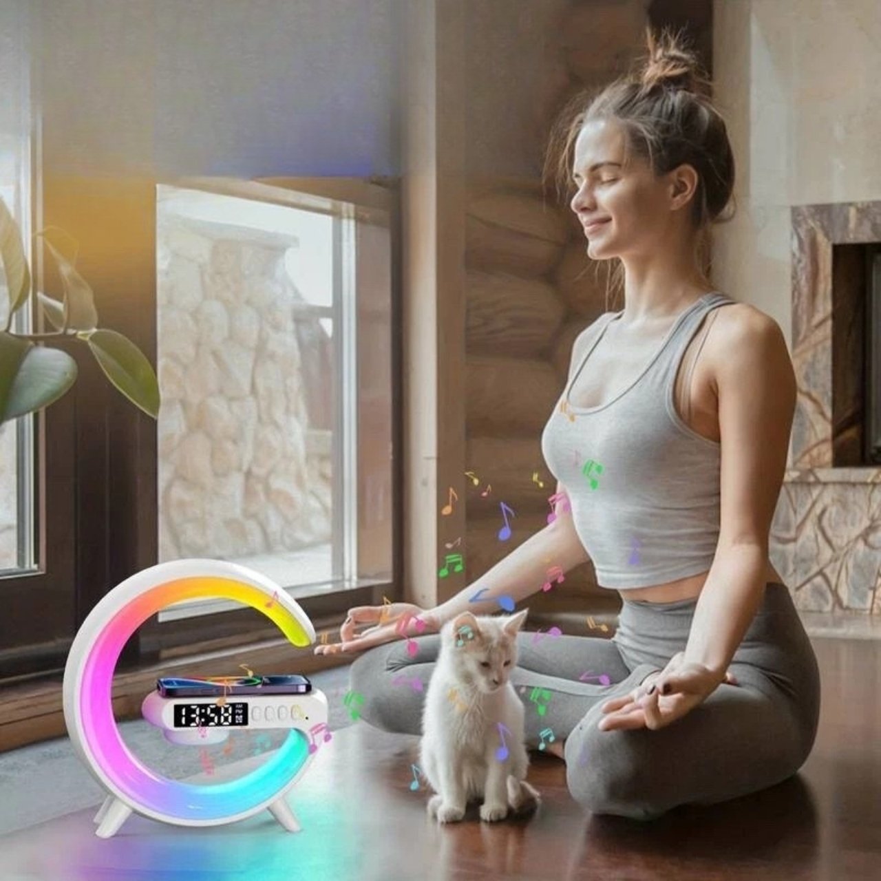 MoonCharge - un încărcător wireless elegant și o lumină ambientală într-unul singur - Image 7
