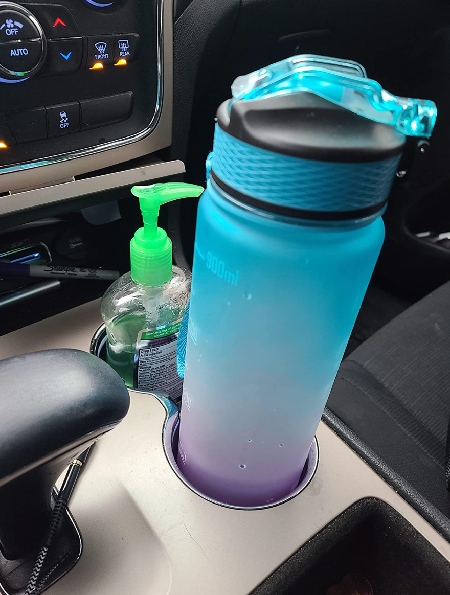 MotivationalBottle, sticlă de apă cu mesaje motivaționale și marcaje temporale (1000mL) - Image 9