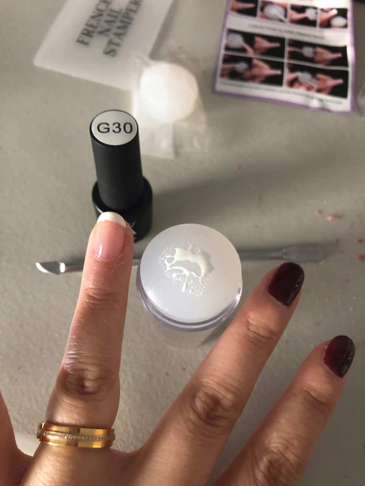 NailStamp, ștampilă pentru decorat unghile - Image 10