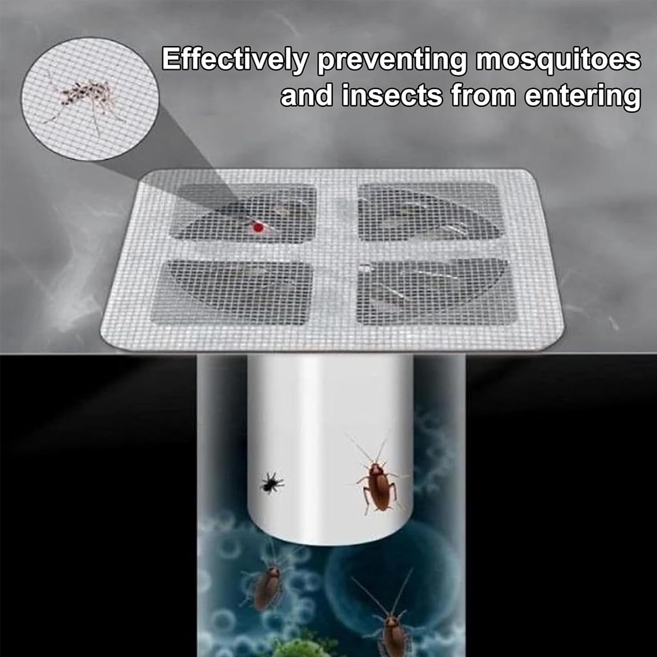 NetSticker, set de autocolante pentru repararea găurilor din uși, ferestre și plase de insecte (20 buc.) - Image 3