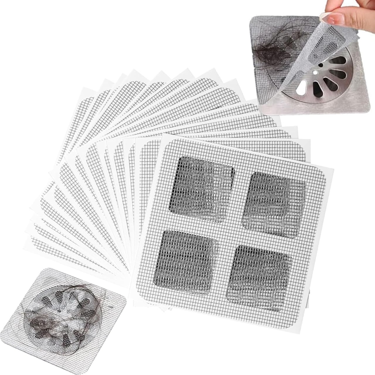 NetSticker, set de autocolante pentru repararea găurilor din uși, ferestre și plase de insecte (20 buc.) - Image 8