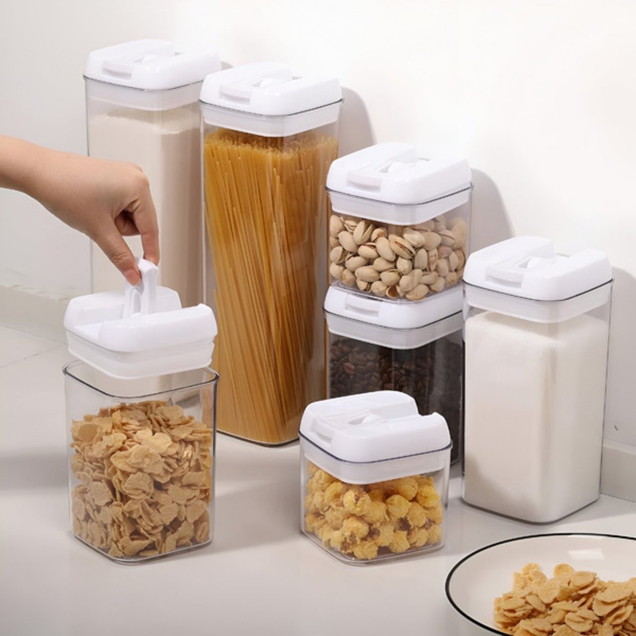 OrgaSet, set de 7 piese de recipiente pentru depozitarea alimentelor - Image 9